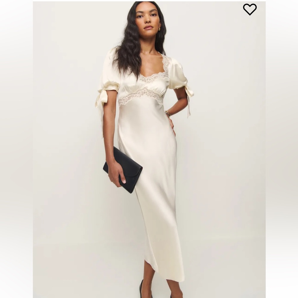 Reformation x Kacey Musgraves Stella Silk Dress